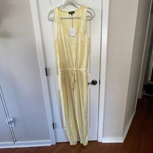 New Generation Love Yellow Velour Emery Jumpsuit Size XL Extra Large